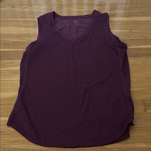 Title Nine Henerala v neck tank top. Plum/purple. Size M. Barely worn. $20